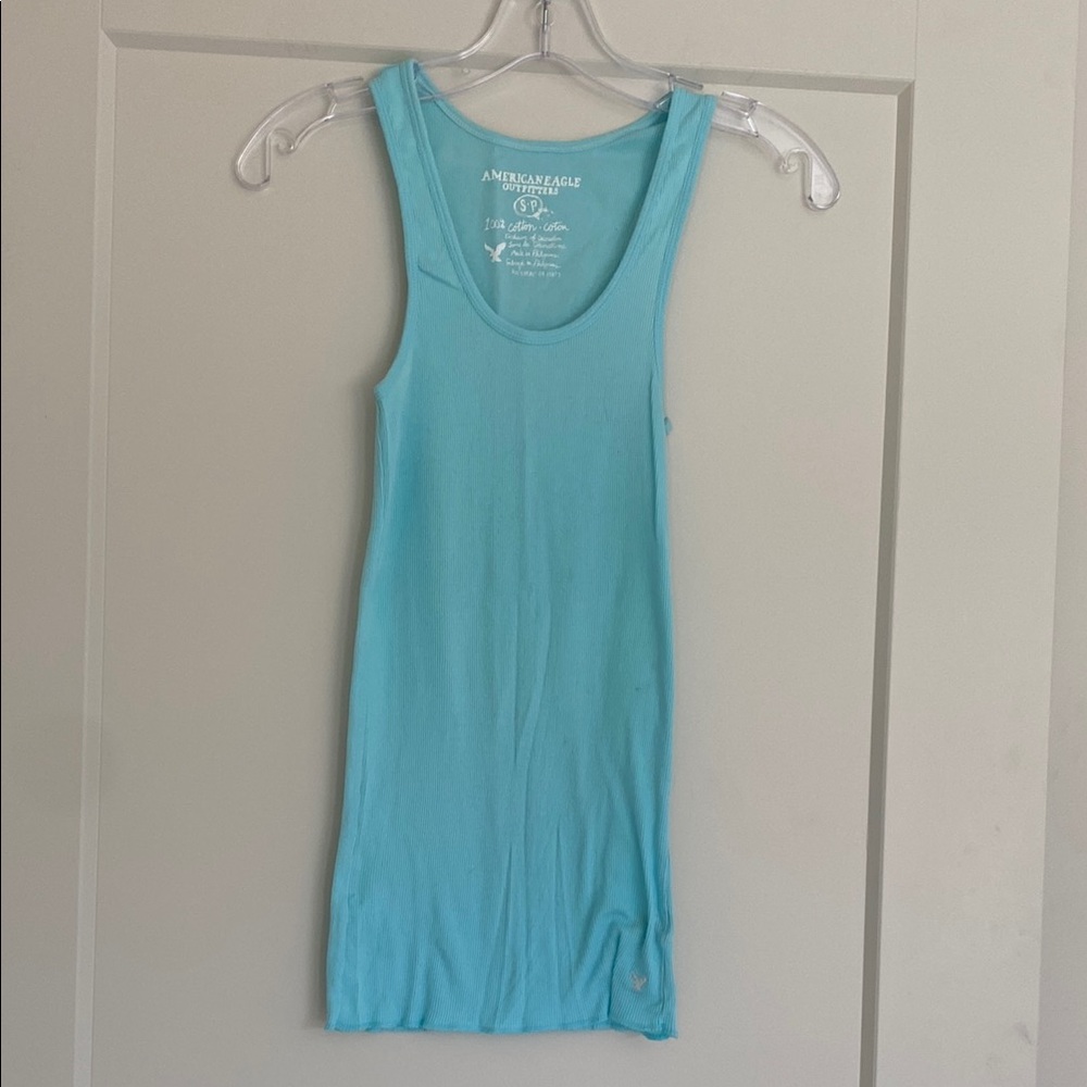American Eagle Outfitters Women's Teal Tank Top | Size S/P